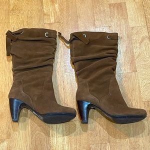 NWOT Brown Suede GRETTA Fashion Boots NEW